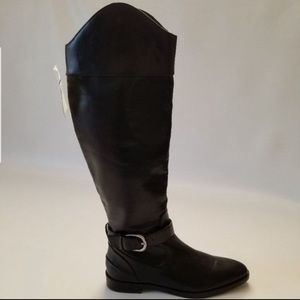 Zara Faux Leather (below the knee) Boots  (size 6)